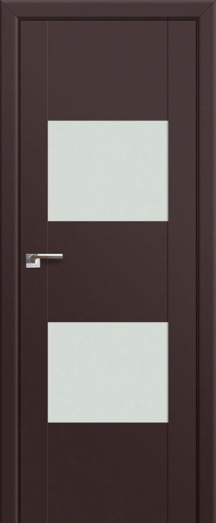 Profil Doors 21U Темно-коричневый ПО Белый лак