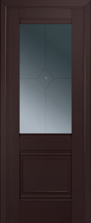 Profil Doors 2U Темно-коричневый ПО Графит