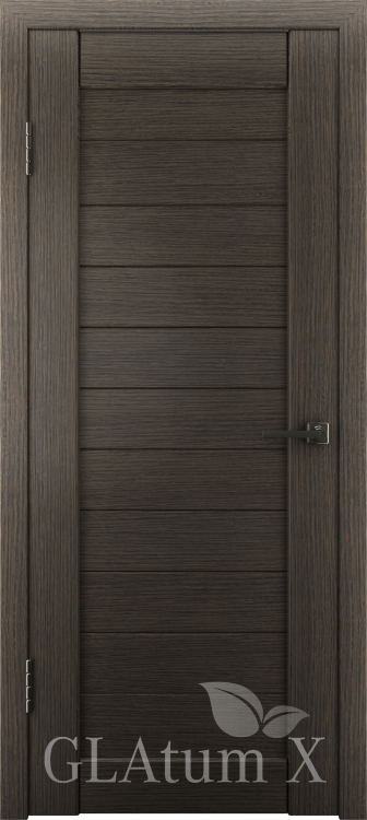 Межкомнатная дверь GLAtum X6 - серый дуб
