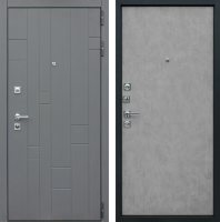 Стальная дверь АСД Цитадель - Бетон серый