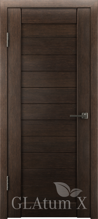 Межкомнатная дверь GLAtum X6 - венге