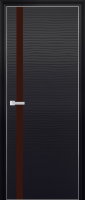 Profil Doors 6D Черная волна ПО Коричневый лак