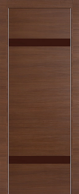 Profil Doors 3Z Малага черри кроскут ПО Темно-коричневый лак