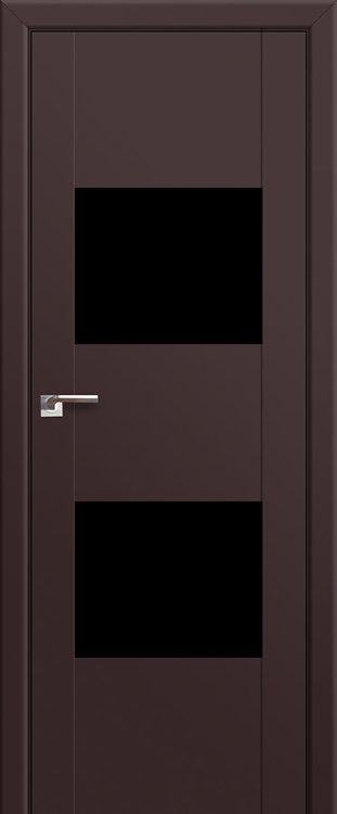 Profil Doors 21U Темно-коричневый ПО Черный лак