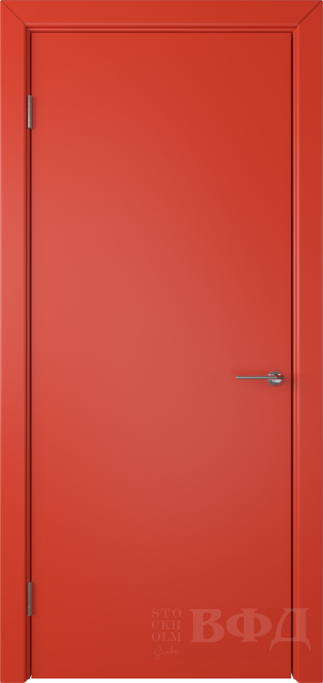 Межкомнатная дверь Ньютта ДГ - красный