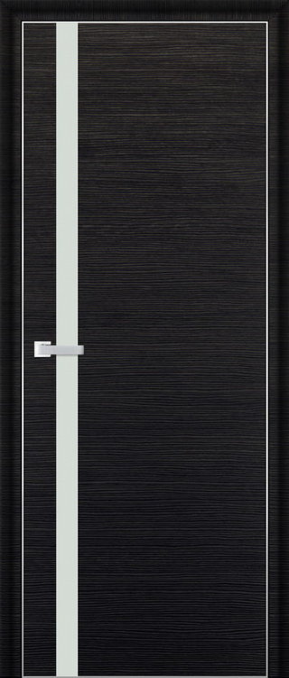 Profil Doors 6D Черный браш ПО Белый лак