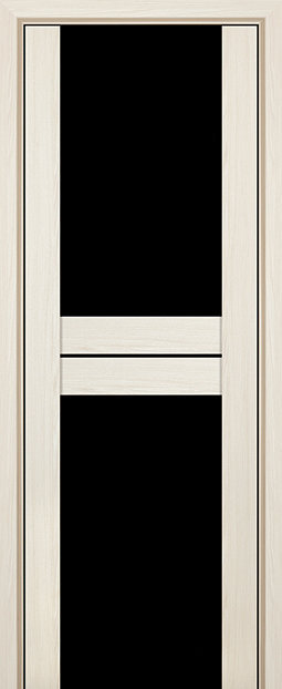 Profil Doors 10X Мелинга ясень белый ПО Черный триплекс