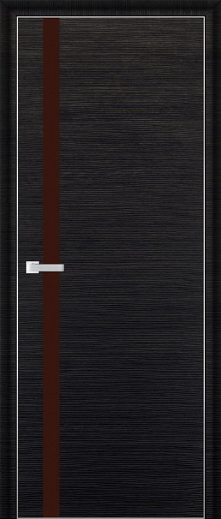 Profil Doors 6D Черный браш ПО Коричневый лак