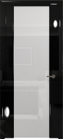 Арт Деко Спациа-3 SCANBLACK Черный глянец Кипельно-белый триплекс