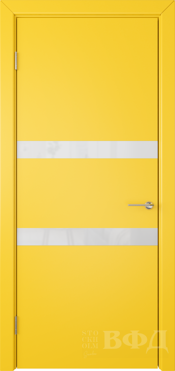 Межкомнатная дверь Ньютта ДО - желтый