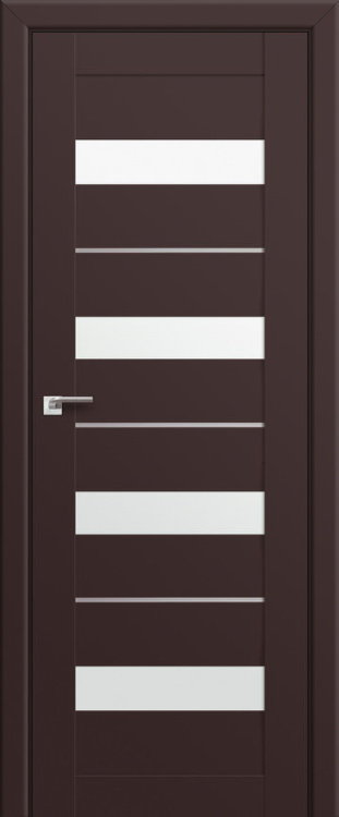 Profil Doors 60U Темно-коричневый ПО Белый триплекс