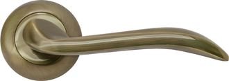 Дверные ручки RUCETTI RAP 10 AB Цвет - Античная бронза