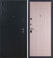 Заводские Двери 3К Лайт черный бархат/беленый дуб