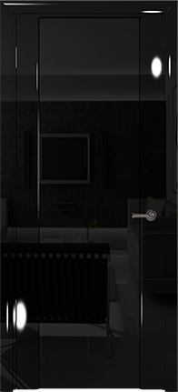 Арт Деко Спациа-3 SCANBLACK Черный глянец Черный триплекс