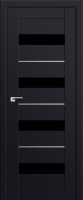 Profil Doors 60U Черный матовый ПО Черный триплекс