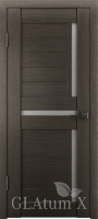 Межкомнатная дверь GLAtum X16 - серый дуб