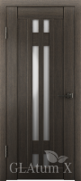 Межкомнатная дверь GLAtum X17 - серый дуб