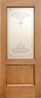 Дворецкий Элада Натуральный дуб Сатинированное бронзовое стекло с шелкографией