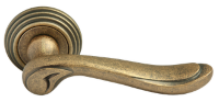 Дверные ручки RUCETTI RAP-CLASSIC-L 6 OMB Цвет - старая античная бронза