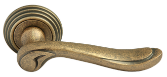 Дверные ручки RUCETTI RAP-CLASSIC-L 6 OMB Цвет - старая античная бронза