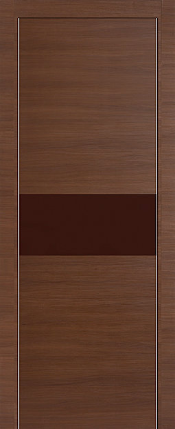 Profil Doors 4Z Малага черри кроскут ПО Темно-коричневый лак