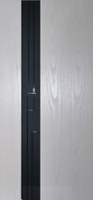Дворецкий Лабиринт-1 Белый ясень стекло Черный триплекс