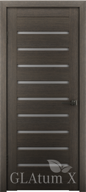 Межкомнатная дверь GLAtum X3 - серый дуб