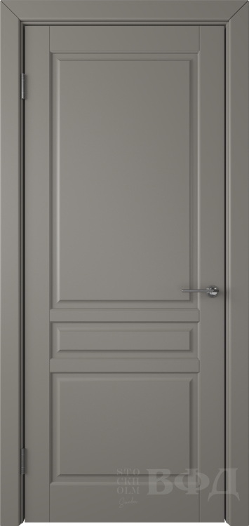 Межкомнатная дверь Стокгольм ДГ - темно-серый