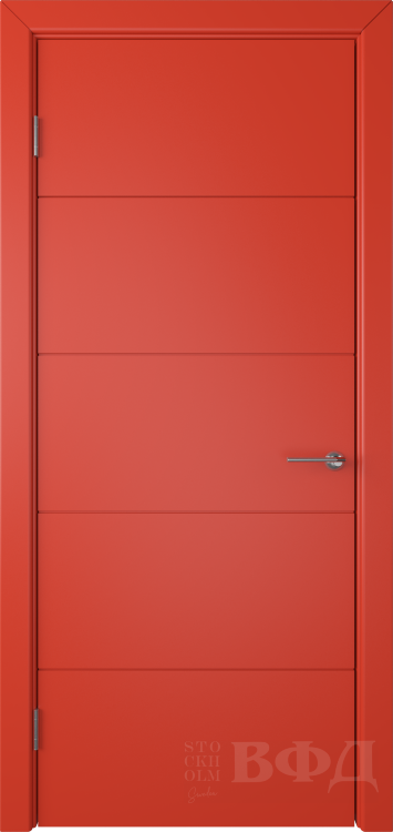 Межкомнатная дверь Тривиа ДГ - красный